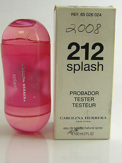 212 SPLASH Pink 2008 Edition for Women by Carolina Herrera EDT Spray 2.0 oz (Tester) - Discount Fragrance at Cosmic-Perfume