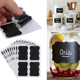 36Pcs/Set Blackboard Sticker Jar Labels