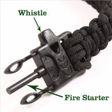 Buy One Free One Paracord Flint Fire Starter Bracelet 4 In 1