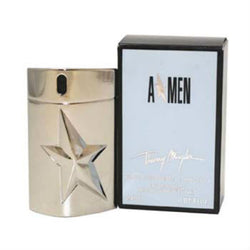 A * MEN Metal Angel Thierry Mugler EDT Rechargeable Spray Miniature 0.07 oz - Discount Fragrance at Cosmic-Perfume