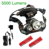 5000 Lumens 4 Modes Headlight Head Lamp