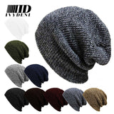 Winter Wool Knitted Beanie Hat (7 colors)